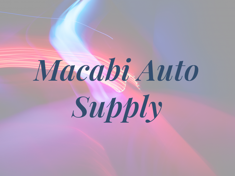 Macabi Auto Supply