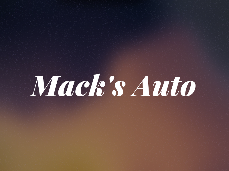 Mack's Auto