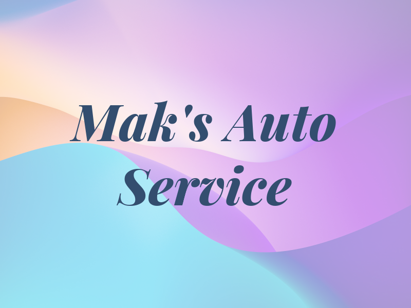 Mak's Auto Service