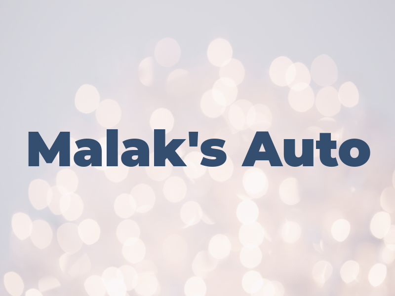 Malak's Auto