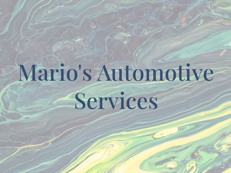 Mario's Automotive Services LLC