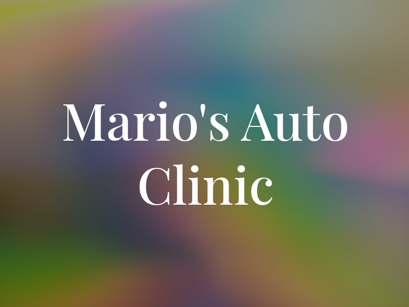 Mario's Auto Clinic