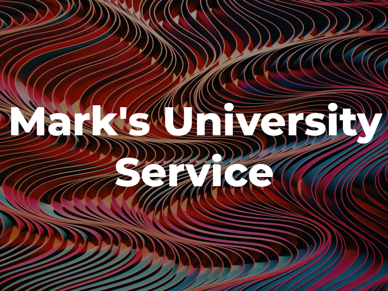 Mark's University Service