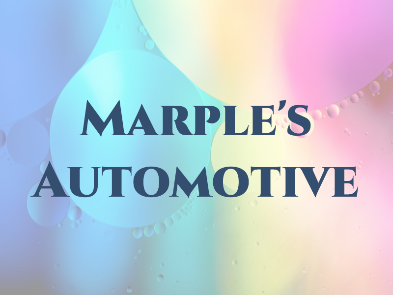Marple's Automotive