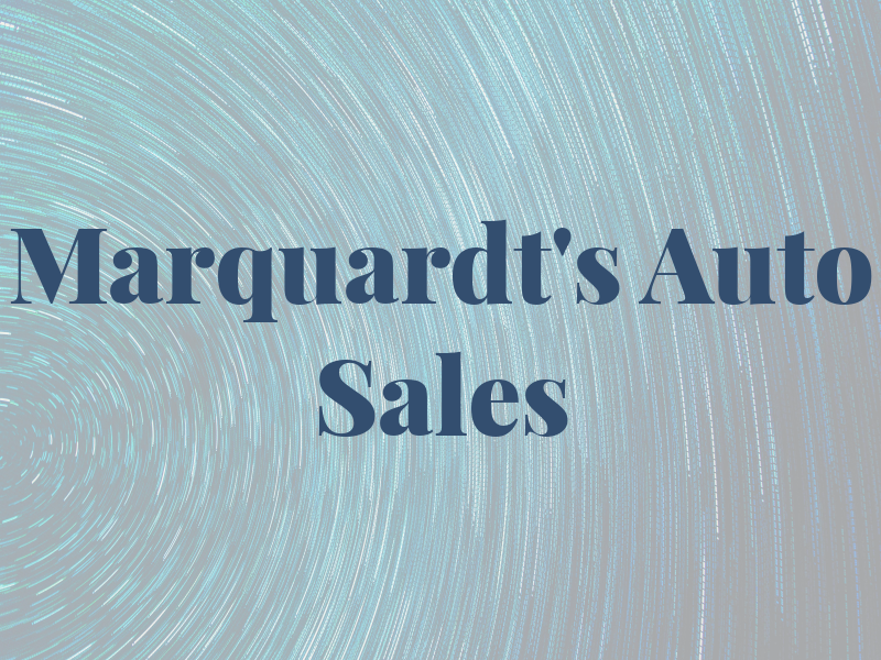Marquardt's Auto Sales