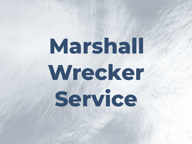 Marshall Wrecker Service