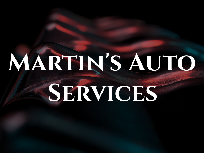 Martin's Auto Services