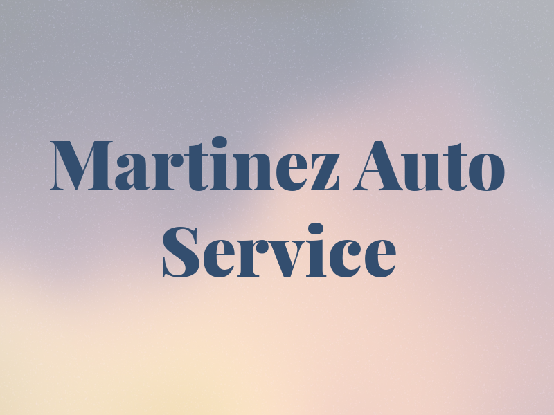 Martinez Auto Service