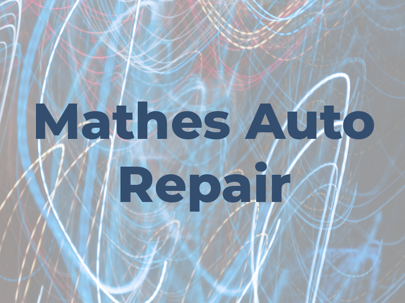 Mathes Auto Repair