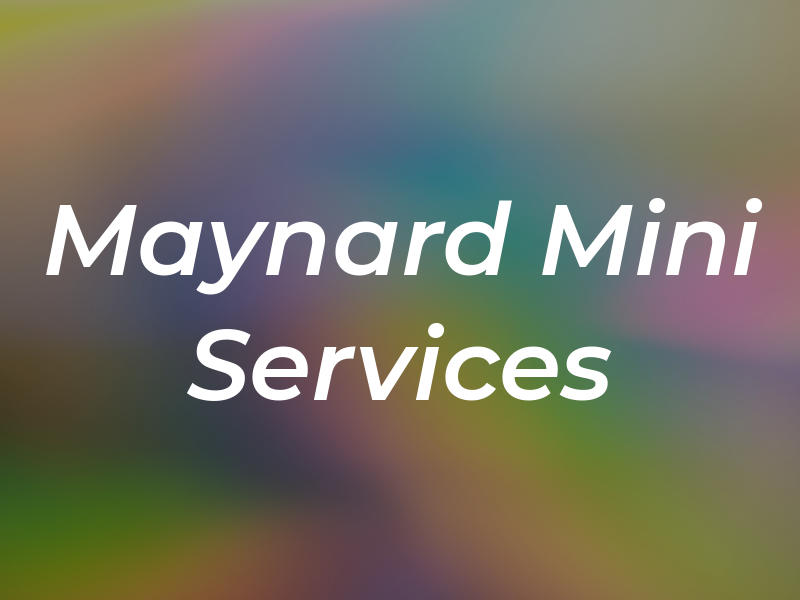 Maynard Mini Services Inc