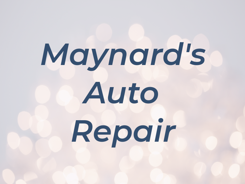 Maynard's Auto Repair