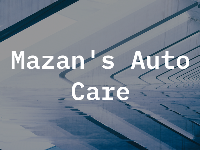 Mazan's Auto Care Inc