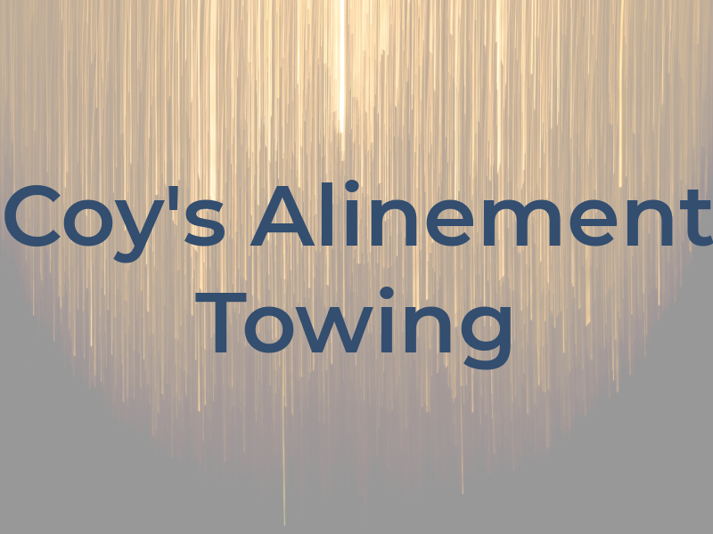 Mc Coy's Alinement & Towing