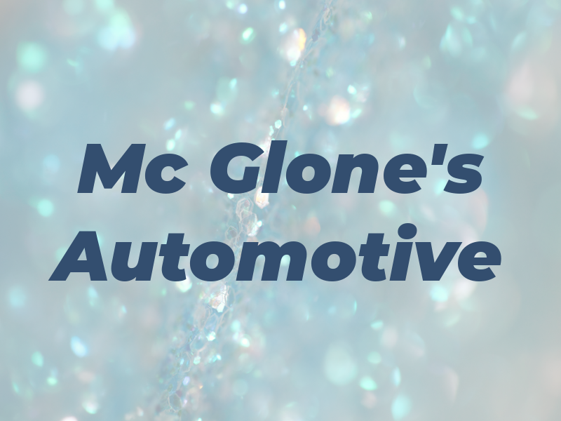 Mc Glone's Automotive