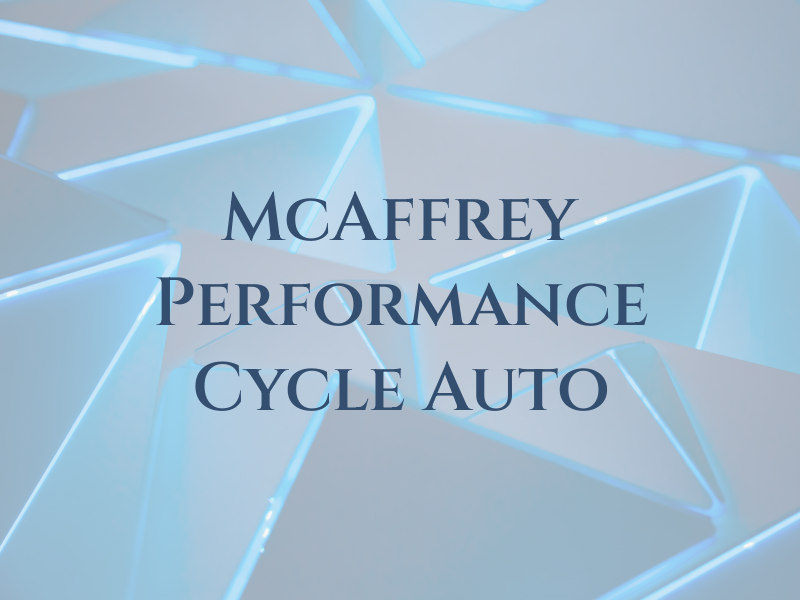McAffrey Performance Cycle and Auto