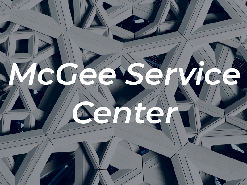McGee Service Center