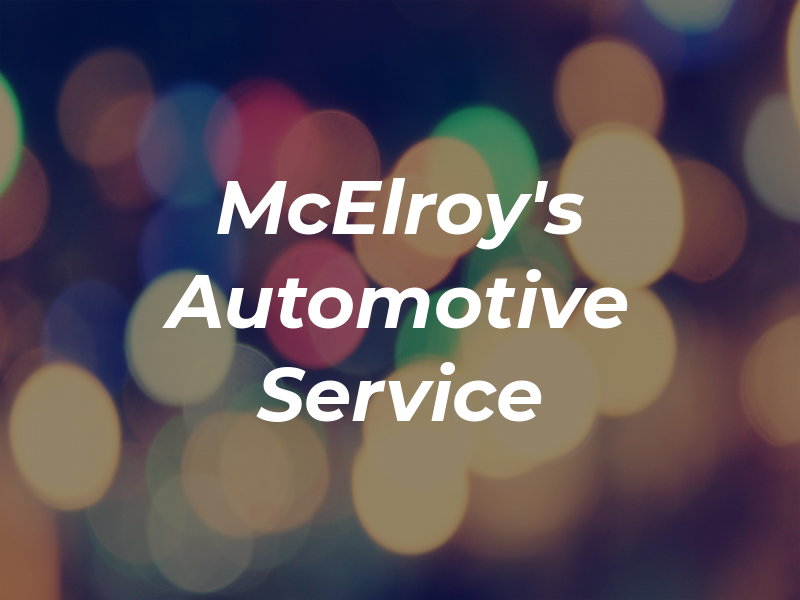 McElroy's Automotive Service