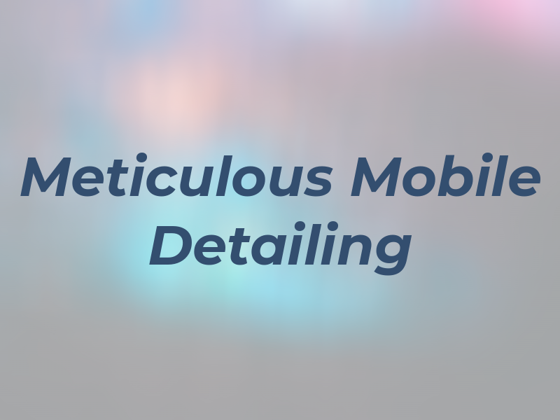 Meticulous Mobile Detailing