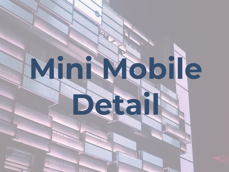 Mini Mobile Detail LLC