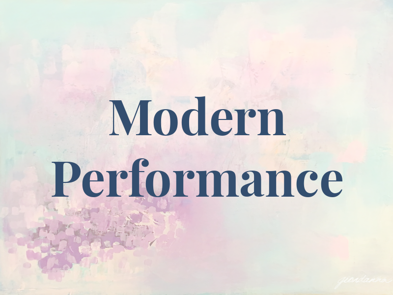 Modern Performance