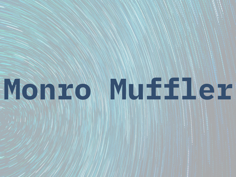 Monro Muffler