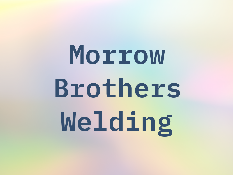 Morrow Brothers Welding Co