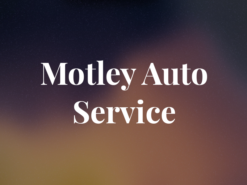 Motley Auto Service