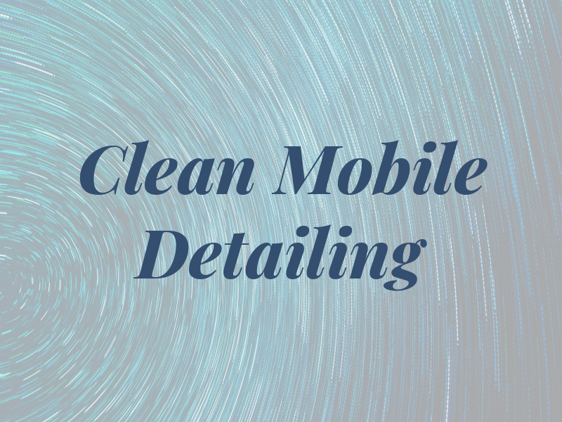 Mr Clean Mobile Detailing