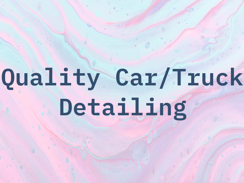 NBS Quality Car/Truck Detailing