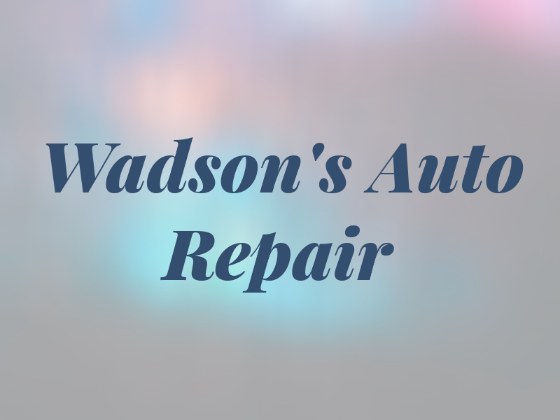 NW Wadson's Auto Repair