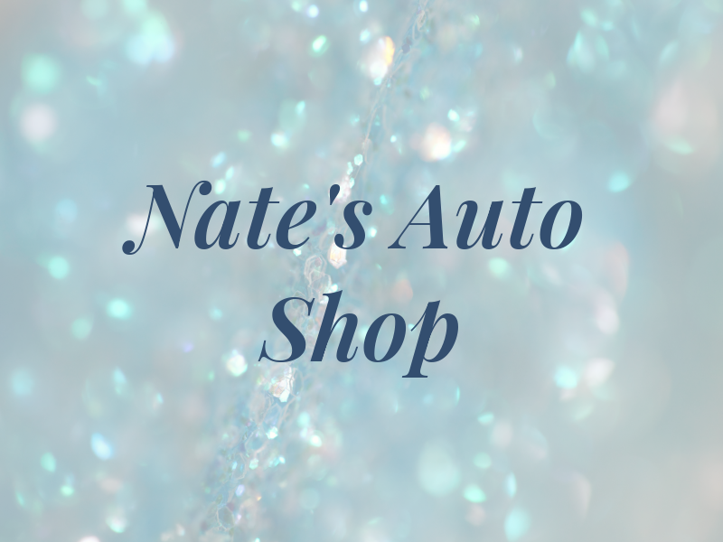 Nate's Auto Shop