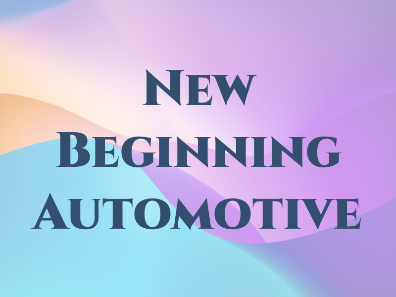 New Beginning Automotive