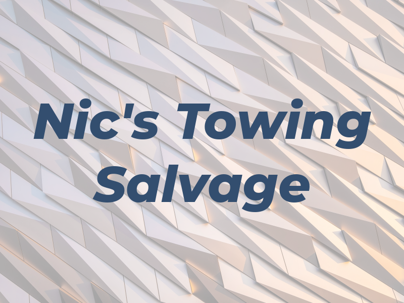Nic's Towing and Salvage