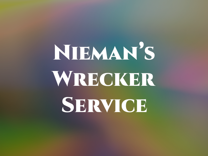 Nieman's Wrecker Service