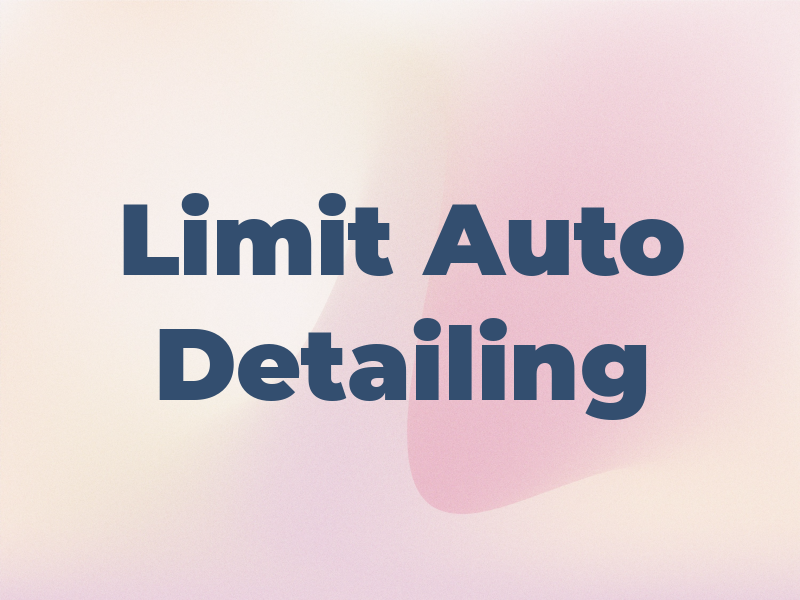 No Limit Auto Detailing