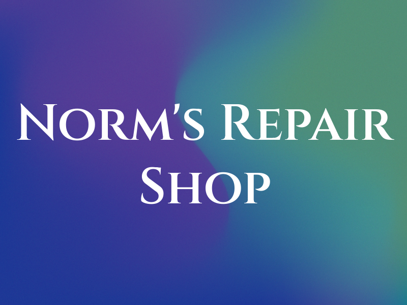 Norm's Repair Shop