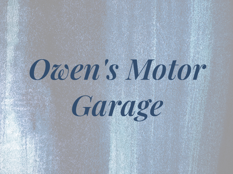 Owen's Motor Inn Garage