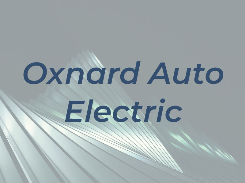 Oxnard Auto Electric Co