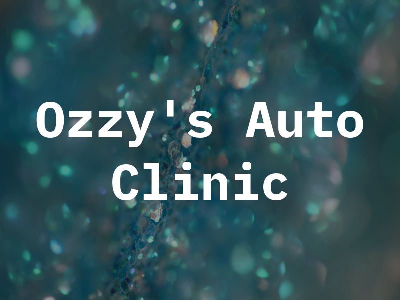 Ozzy's Auto Clinic