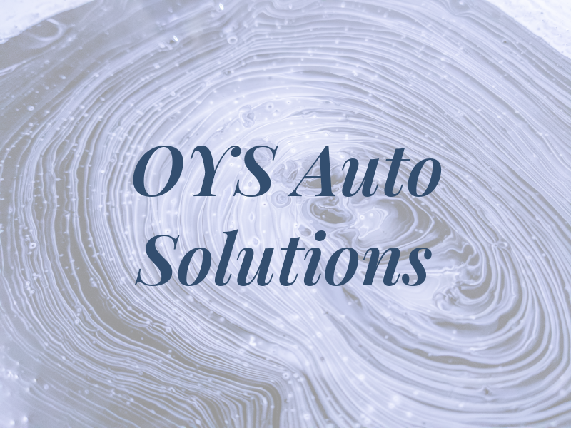 OYS Auto Solutions