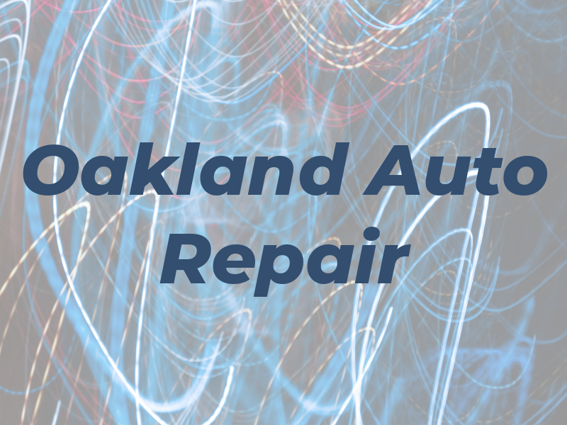 Oakland Auto Repair