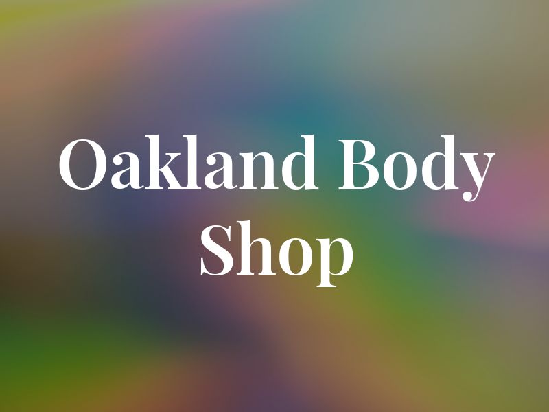 Oakland Body Shop