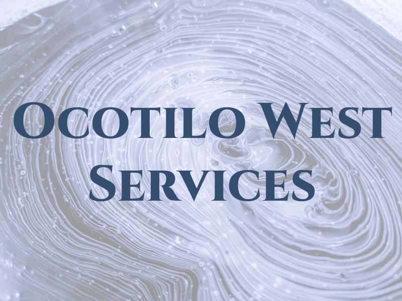 Ocotilo West Services