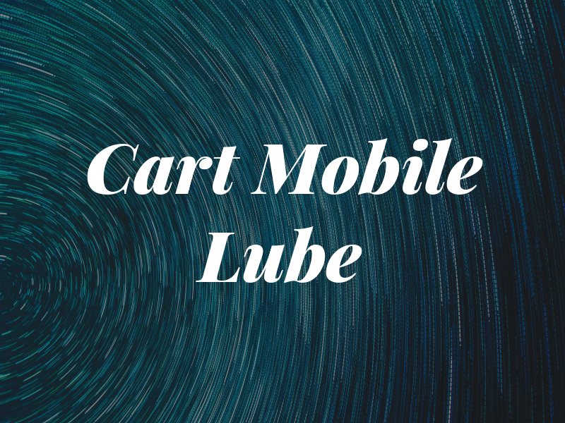 Oil Cart Mobile Lube