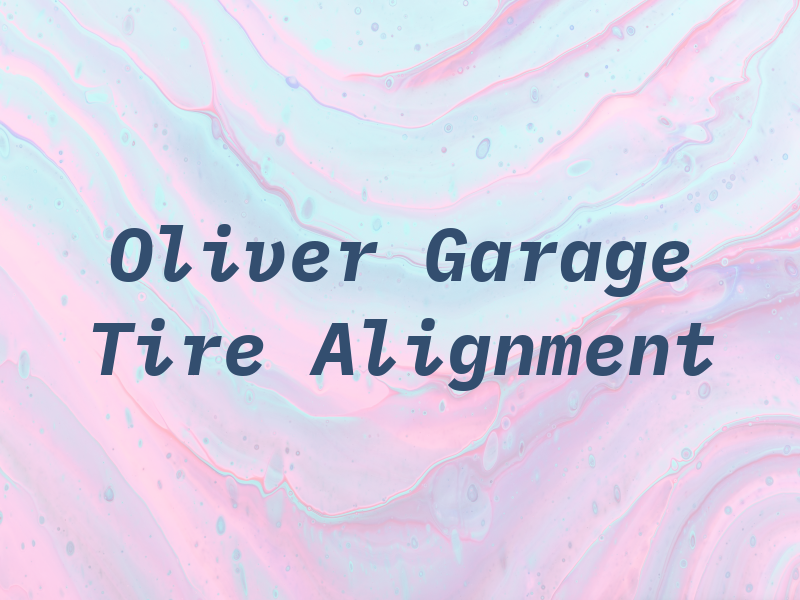 Oliver Garage Tire & Alignment