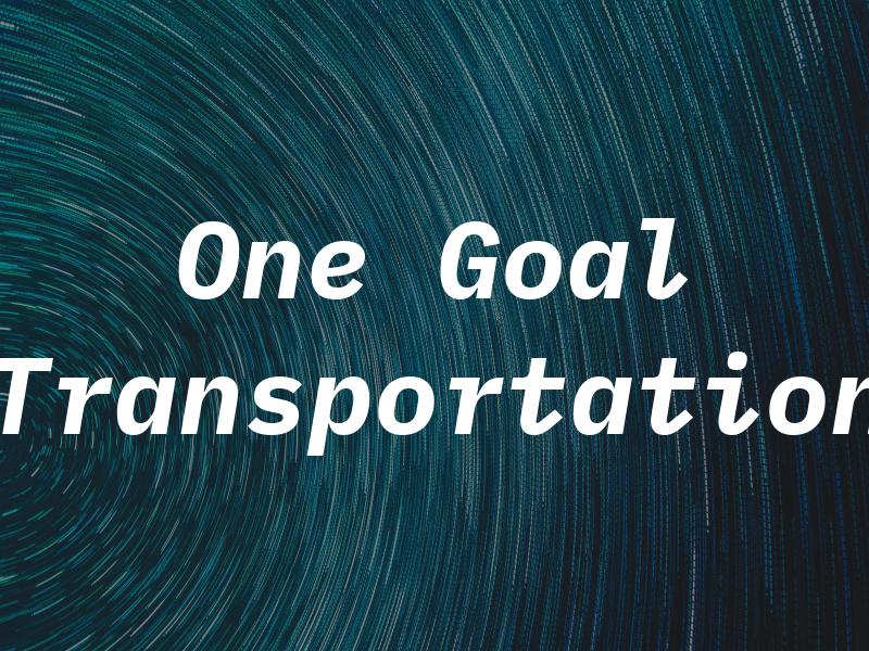 One Goal Transportation