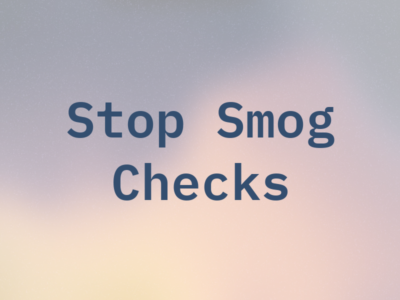 One Stop Smog Checks