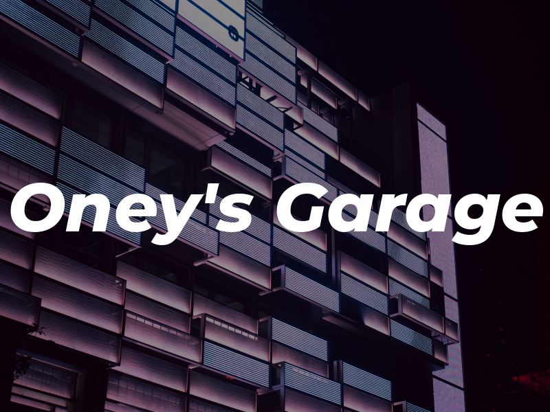 Oney's Garage