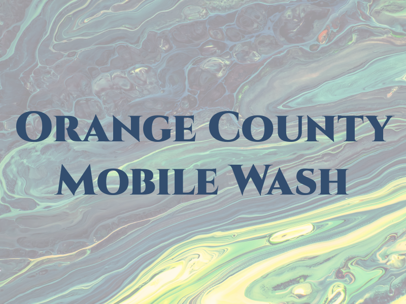 Orange County Mobile Car Wash