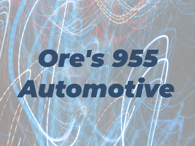 Ore's 955 Automotive